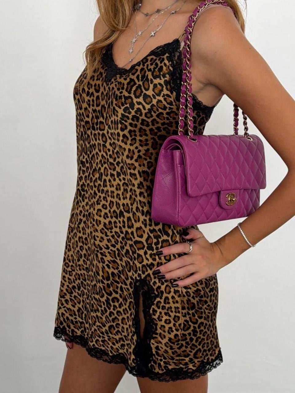 Vintage 00’s Victoria’s Secret leopard print mini dress