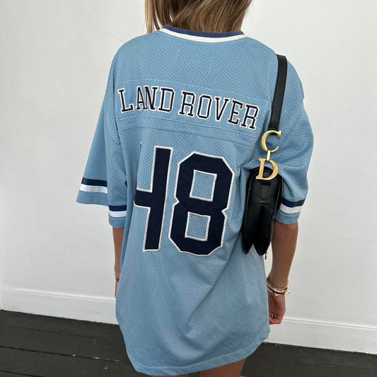 Vintage Land Rover blue oversized jersey 🩵