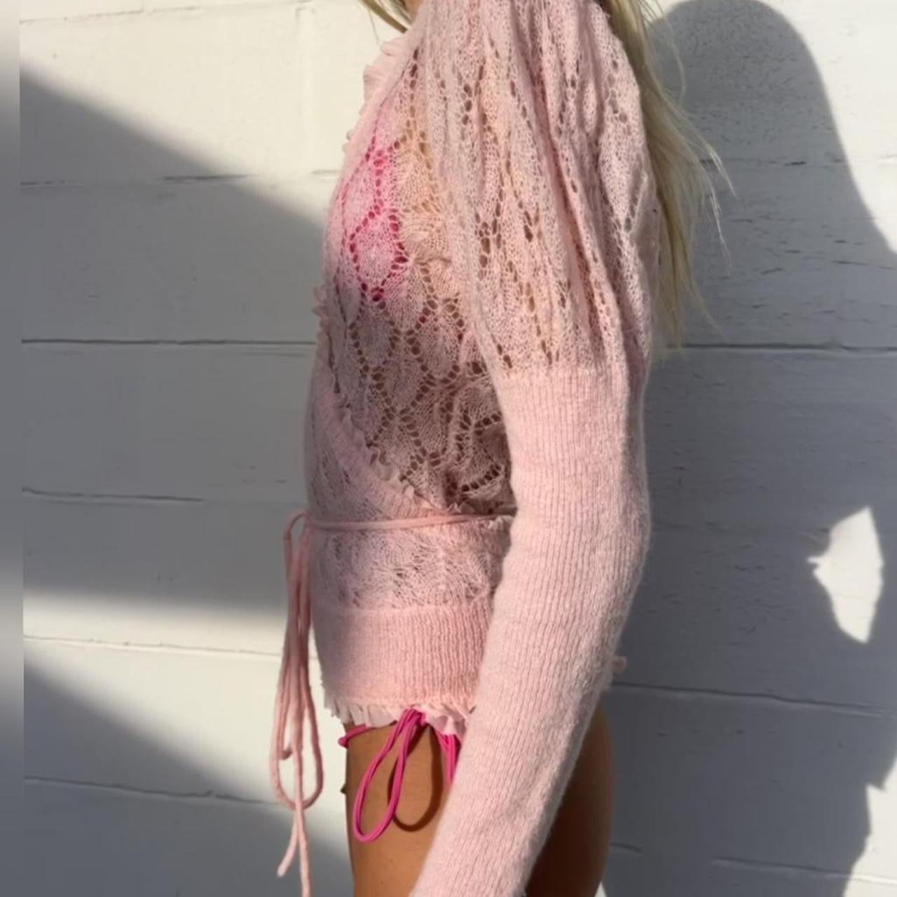 Vintage 90’s Victoria’s Secret knit wrap top