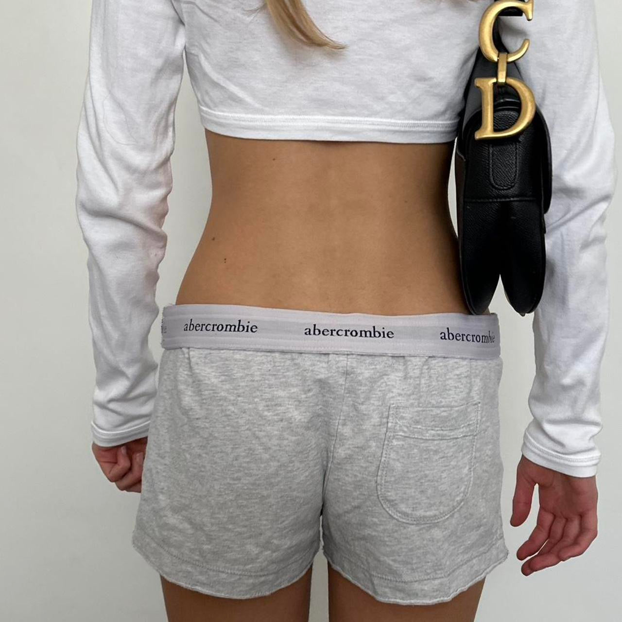 Vintage grey 2000’s Abercrombie mini shorts