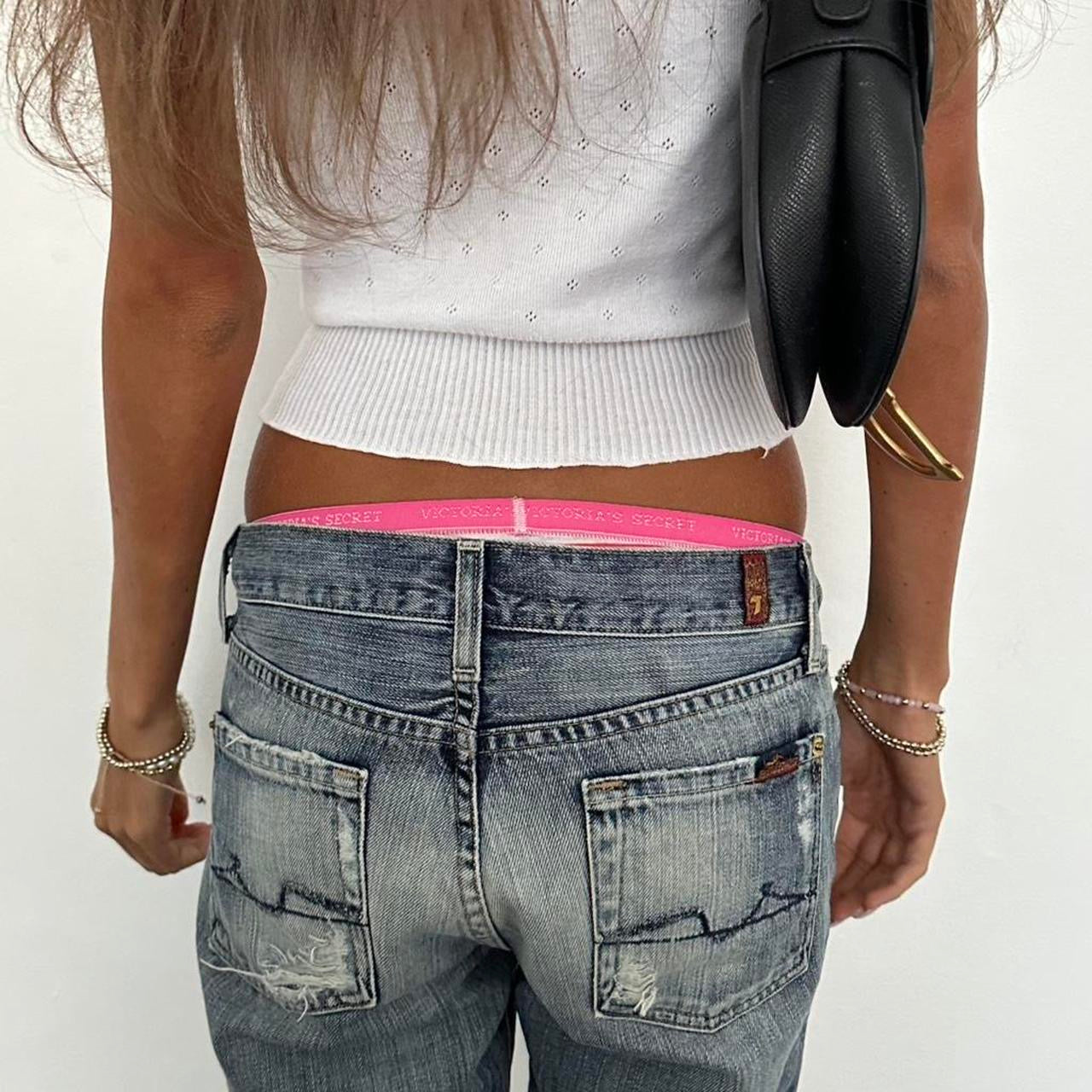 Vintage 2000’s distressed bootcut jeans