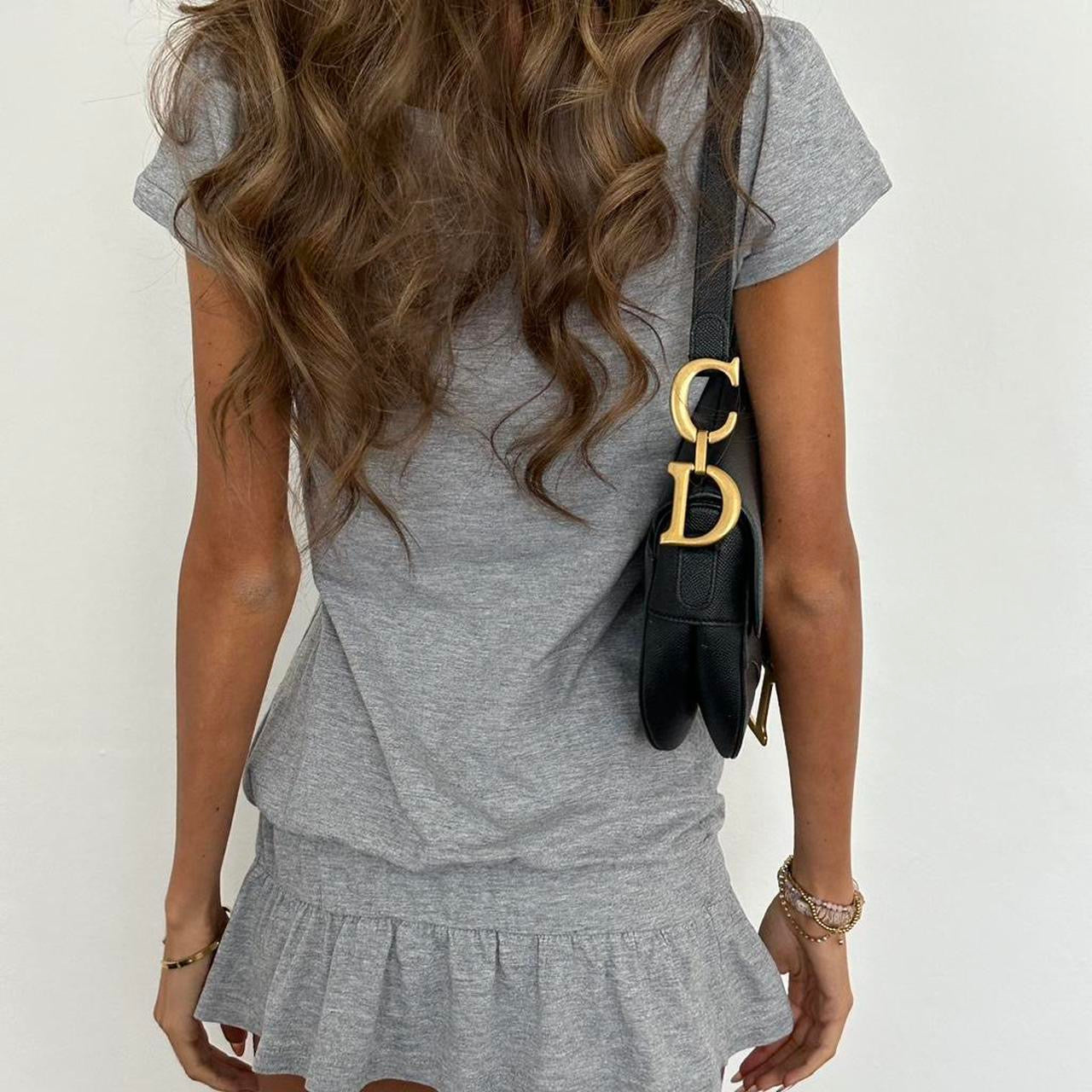 Vintage 00s grey mini dress