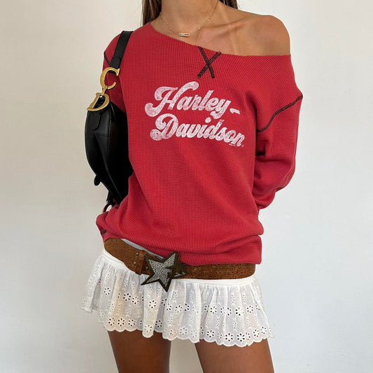 Vintage Harley Davidson long sleeves top