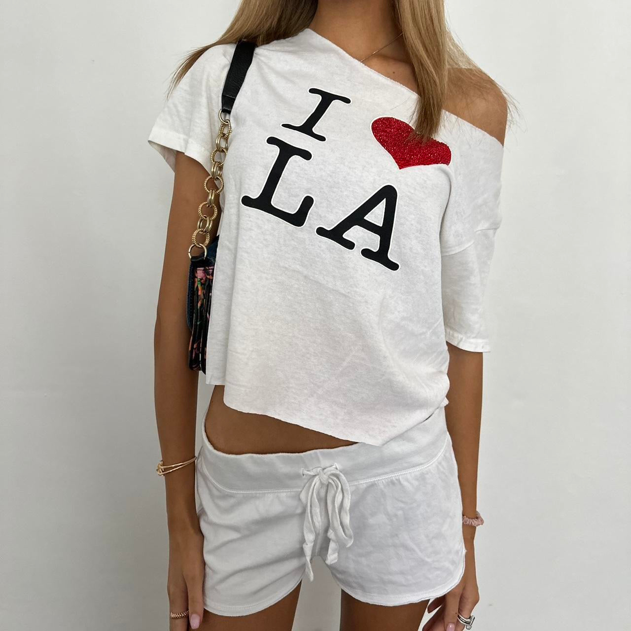 Vintage 90’s I love LA off shoulder top