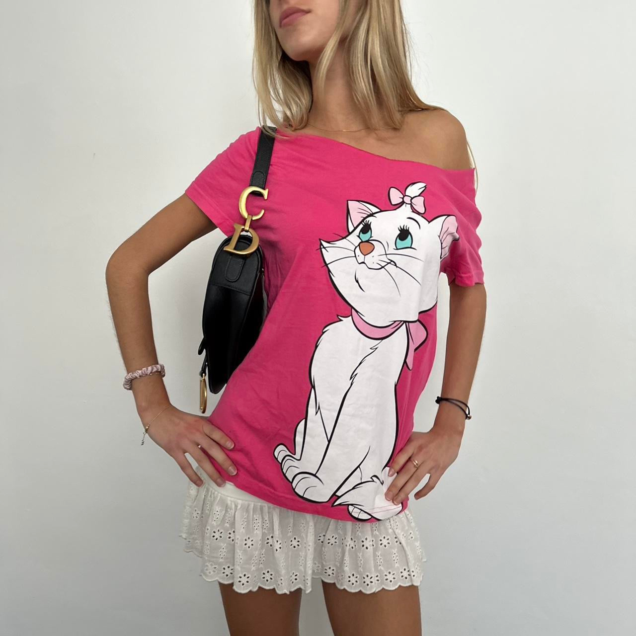 Vintage Aristocats off the shoulder tee