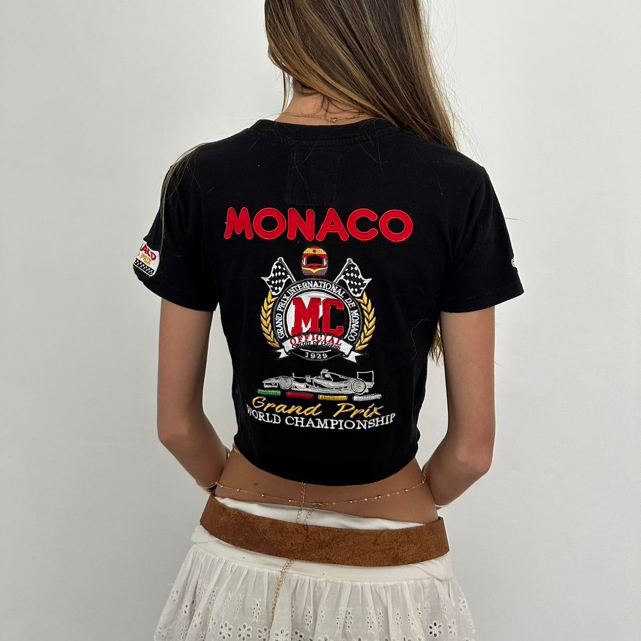 Vintage Monaco Grand Prix baby tee