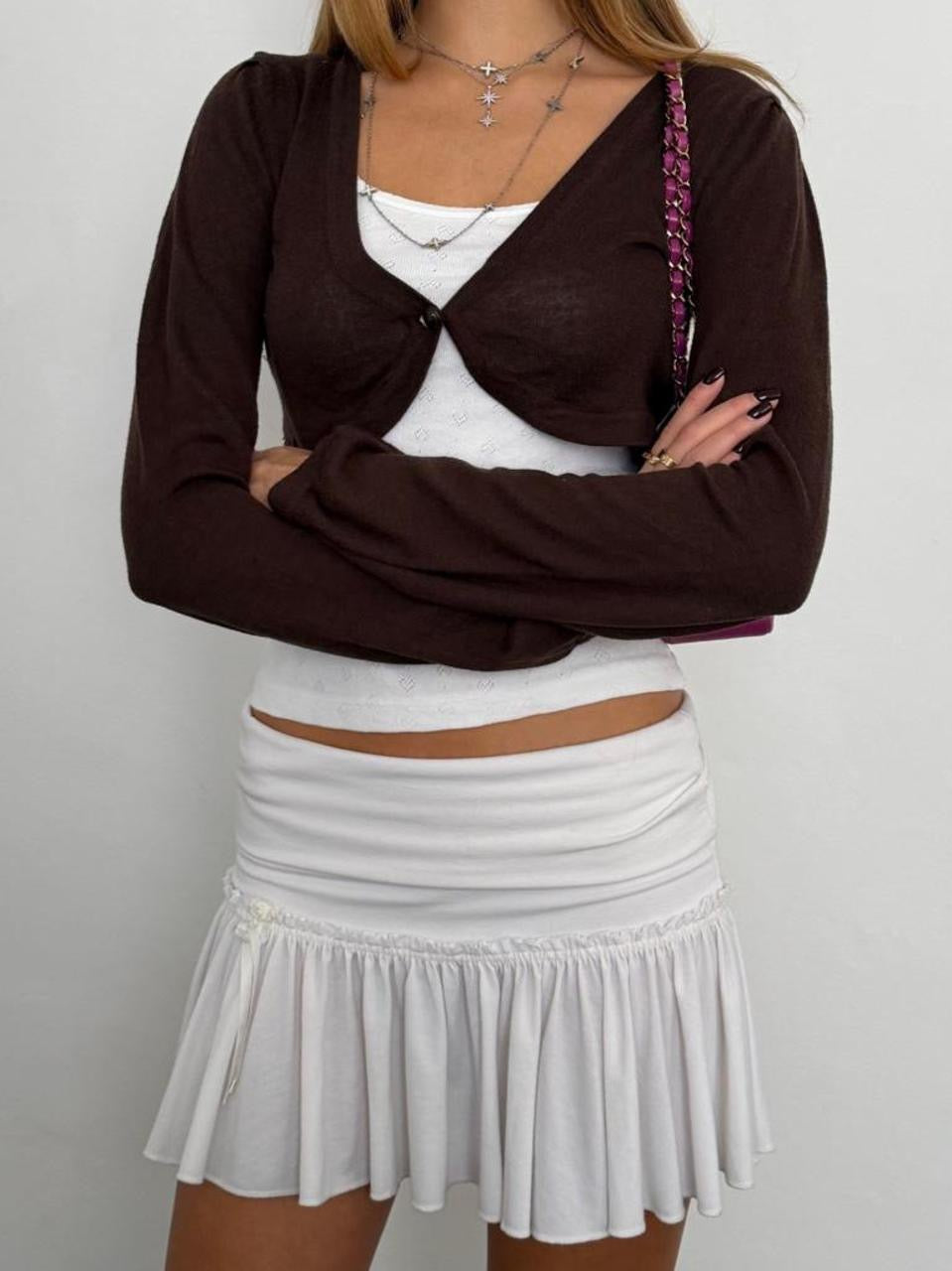Vintage 00’s brown layering top