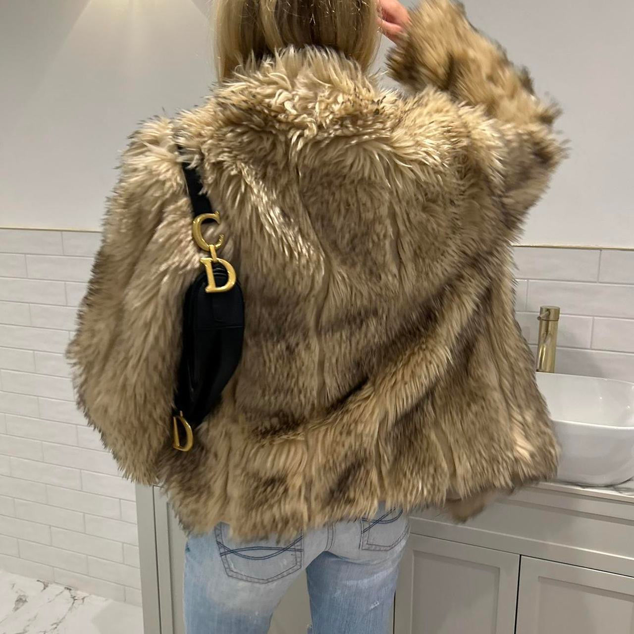 Vintage 2000’s faux fur jacket