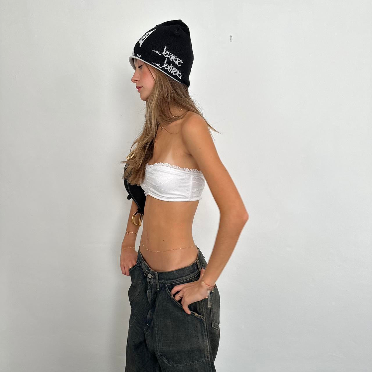 Vintage Choppers grunge black beanie