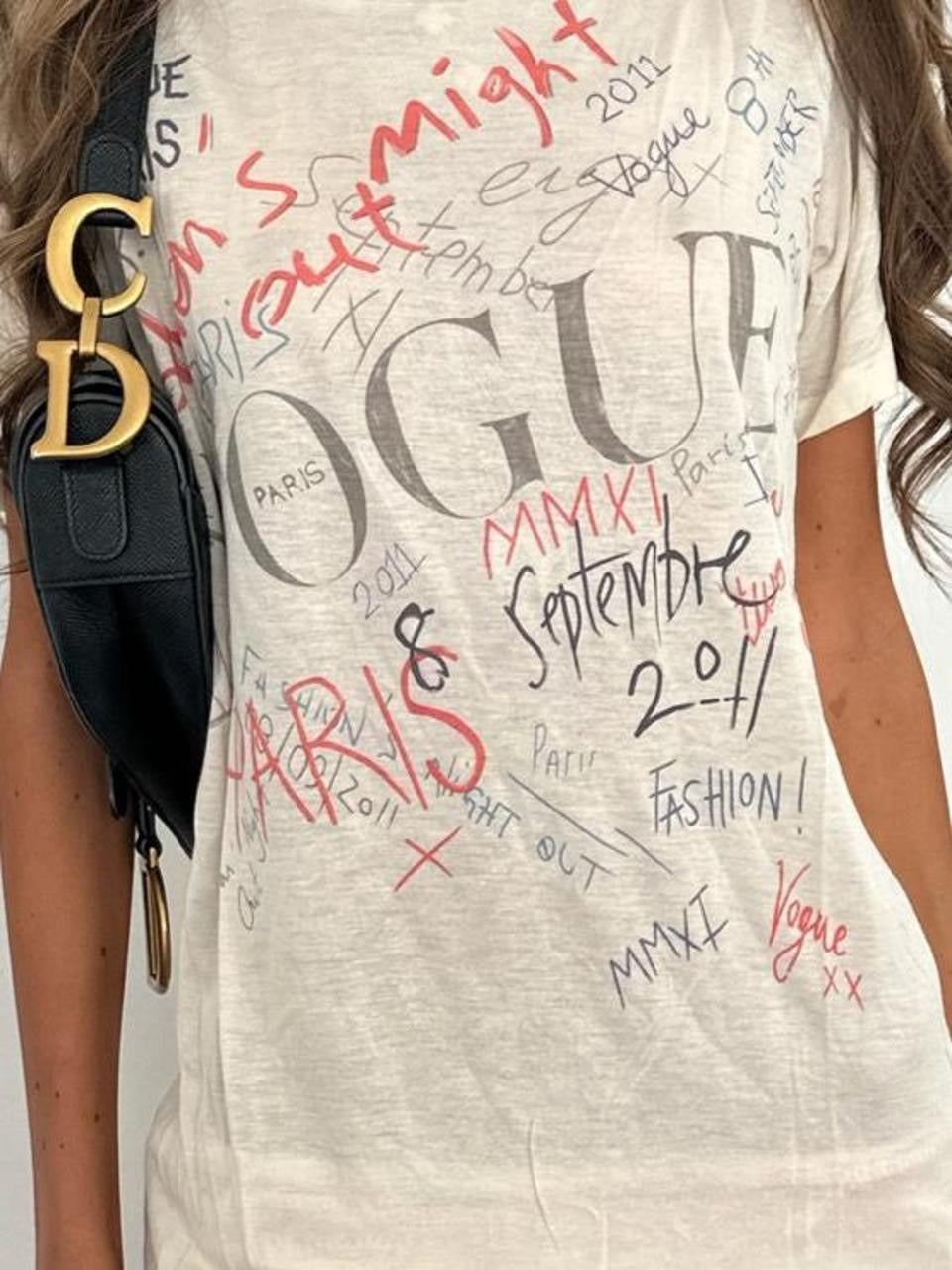 Vintage 00’s Vogue graphic top