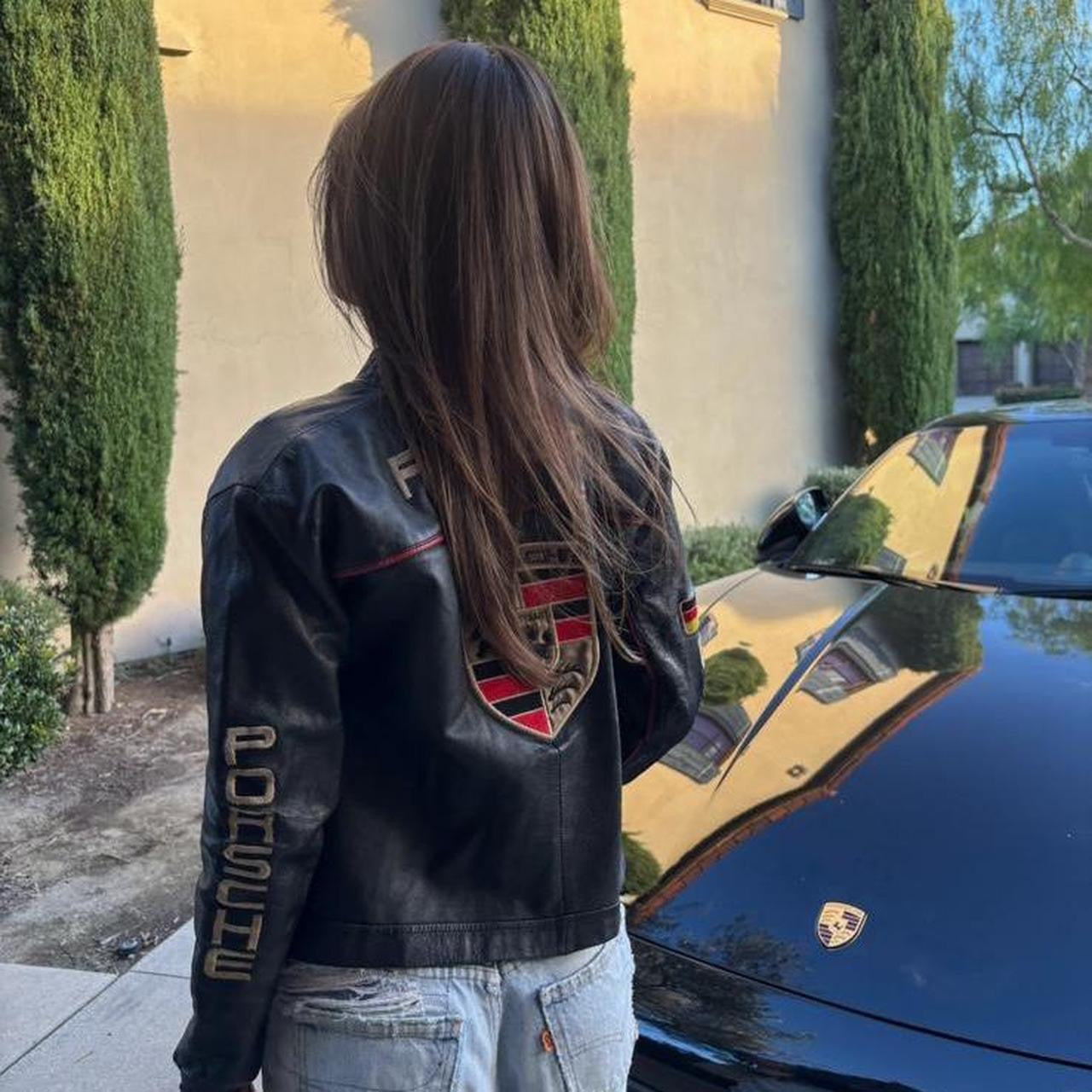 Vintage 90’s Porsche leather jacket