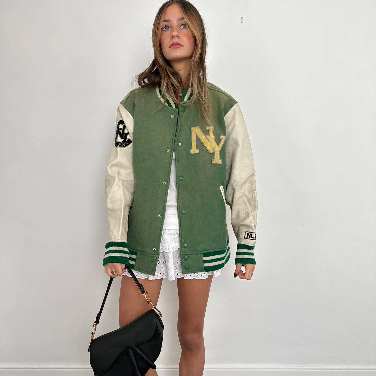 Vintage 80s green New York jacket