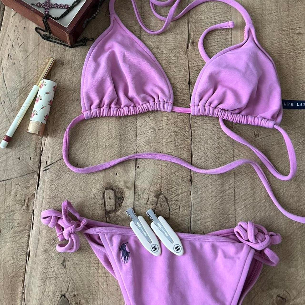 Vintage Ralph Lauren 90’s pink bikini