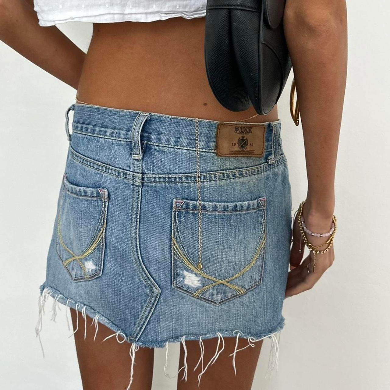 Vintage 00sVictoria’s Secret denim mini skirt