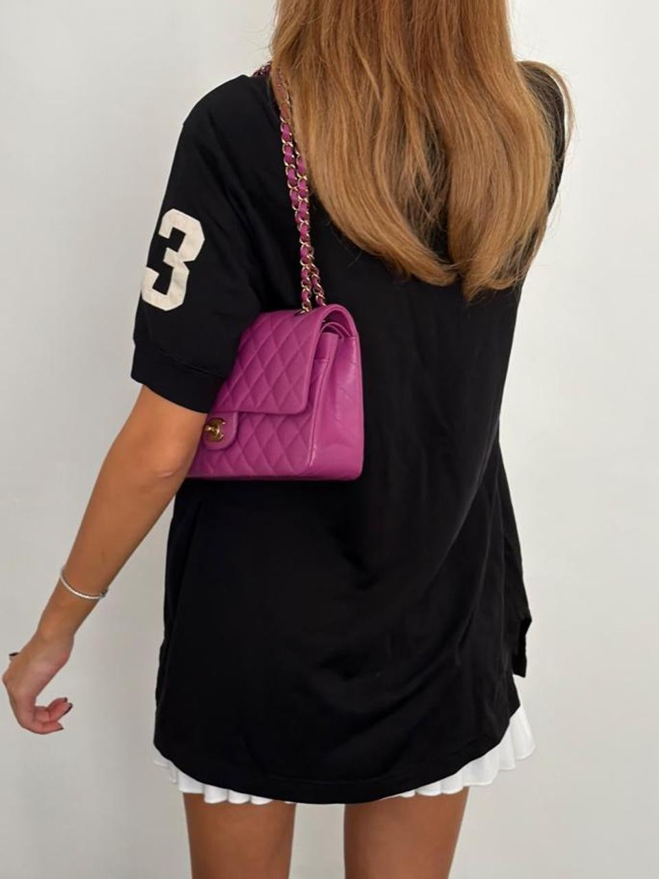 Vintage 00’s black varsity jersey top