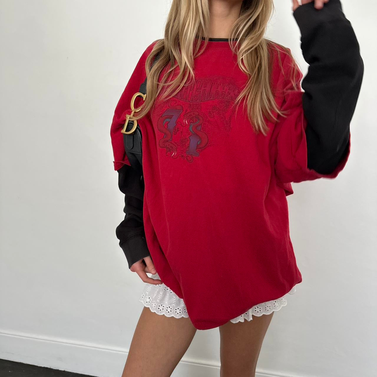 Vintage 90’s West Coast Choppers long sleeve double layered top
