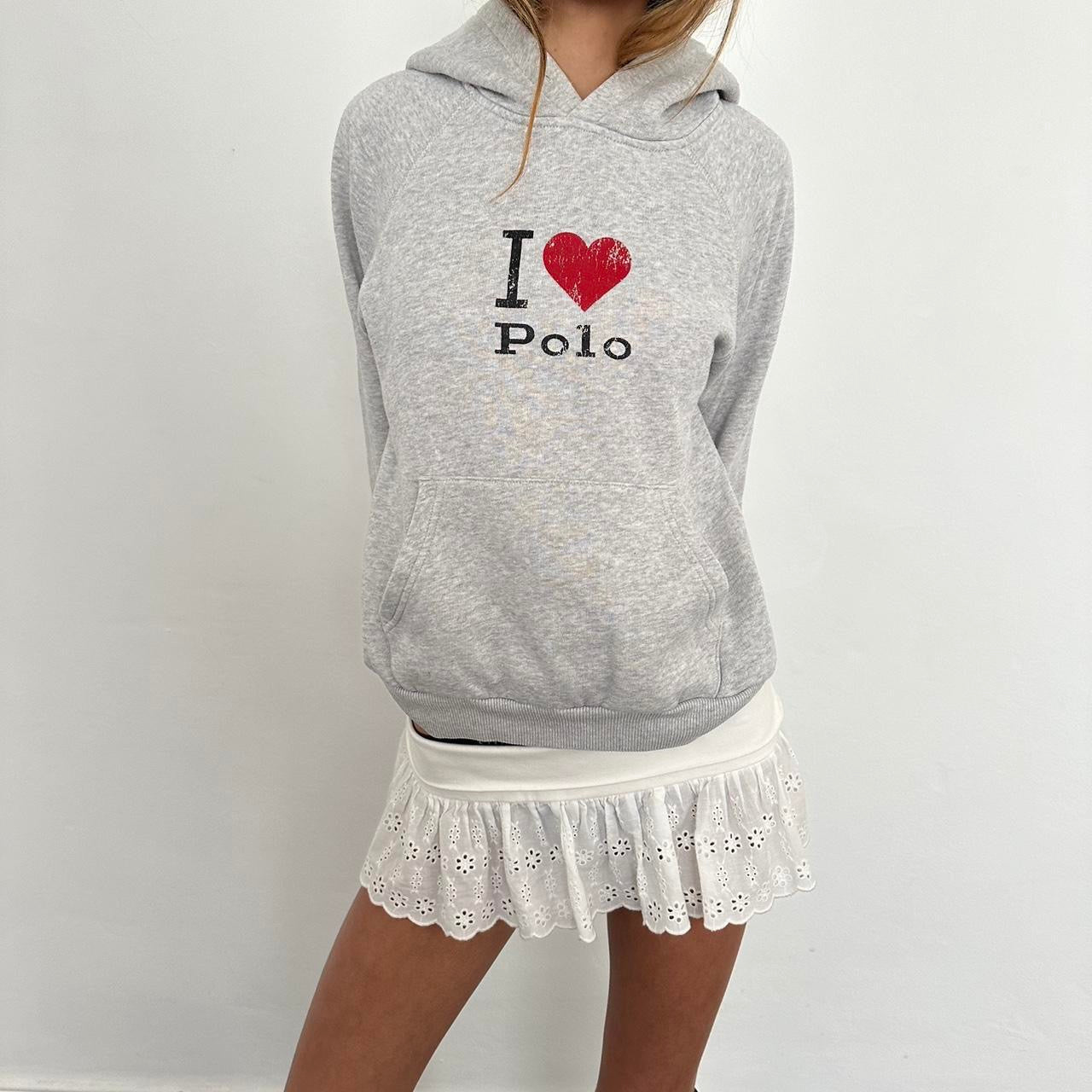 Vintage I love Polo hoodie