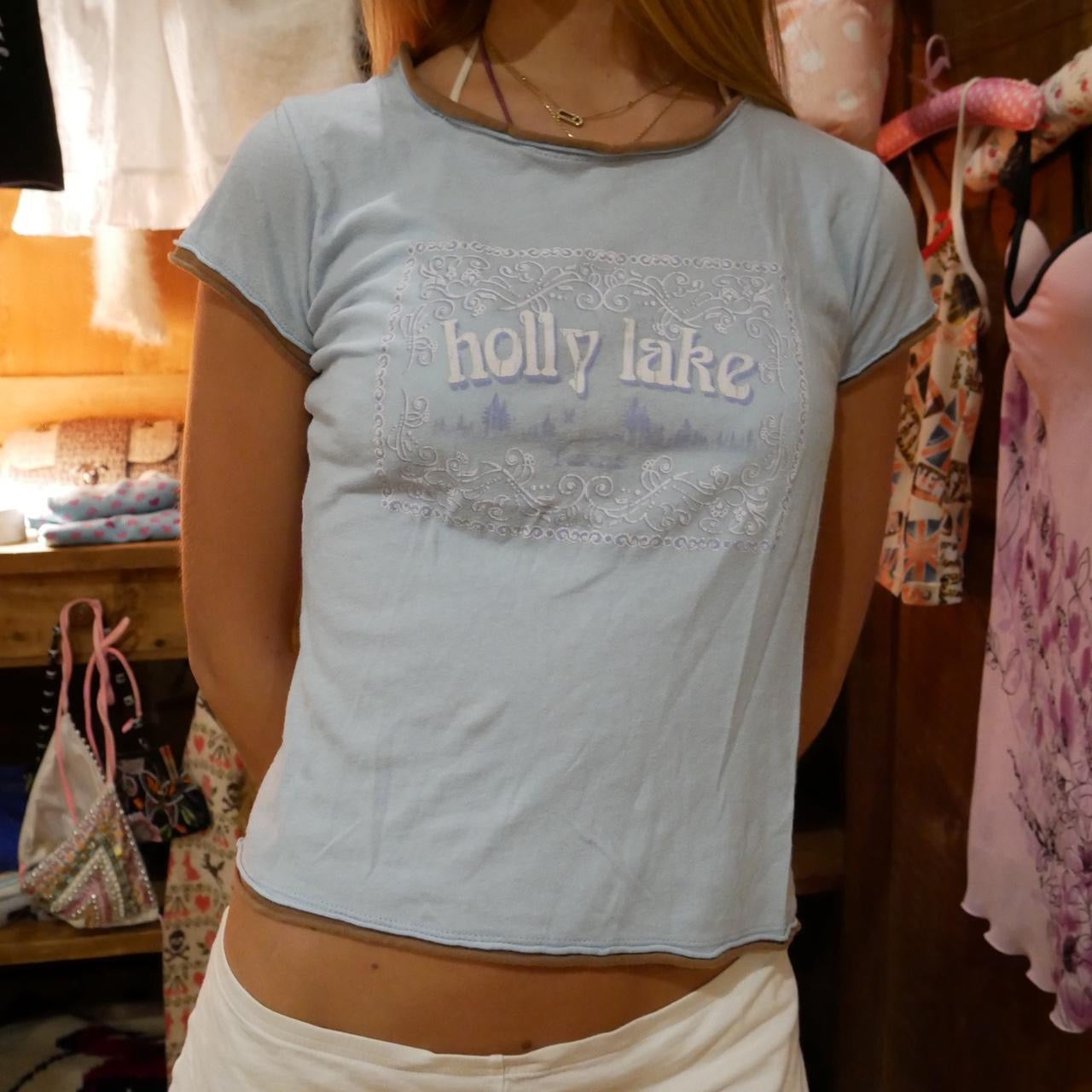 Vintage 90s Holy Lake baby tee