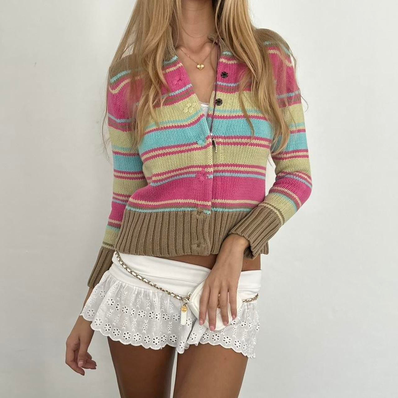 Vintage 90’s knit stripe sweater