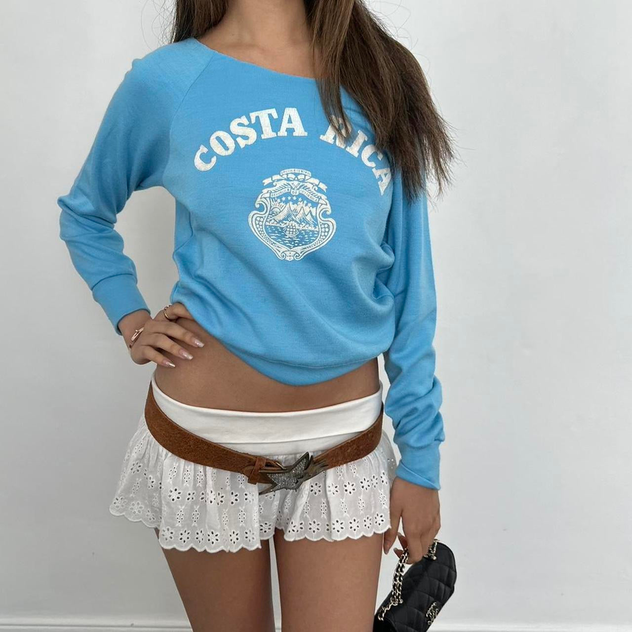 Vintage Costa Rica sweatshirt 🩵