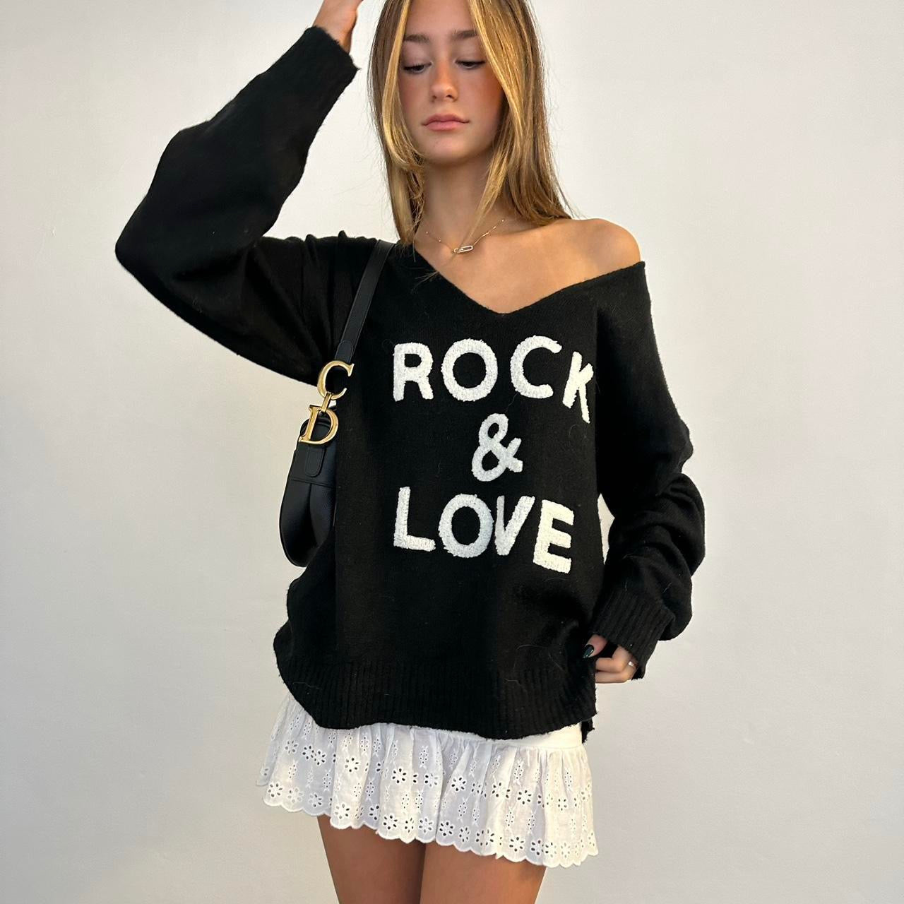 Vintage Rock & Love black sweater