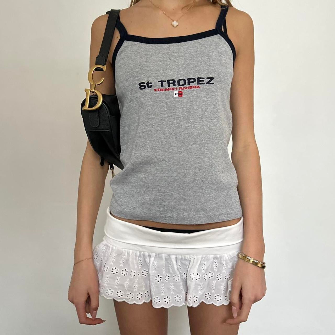 Vintage 2000’s St Tropez graphic tank top