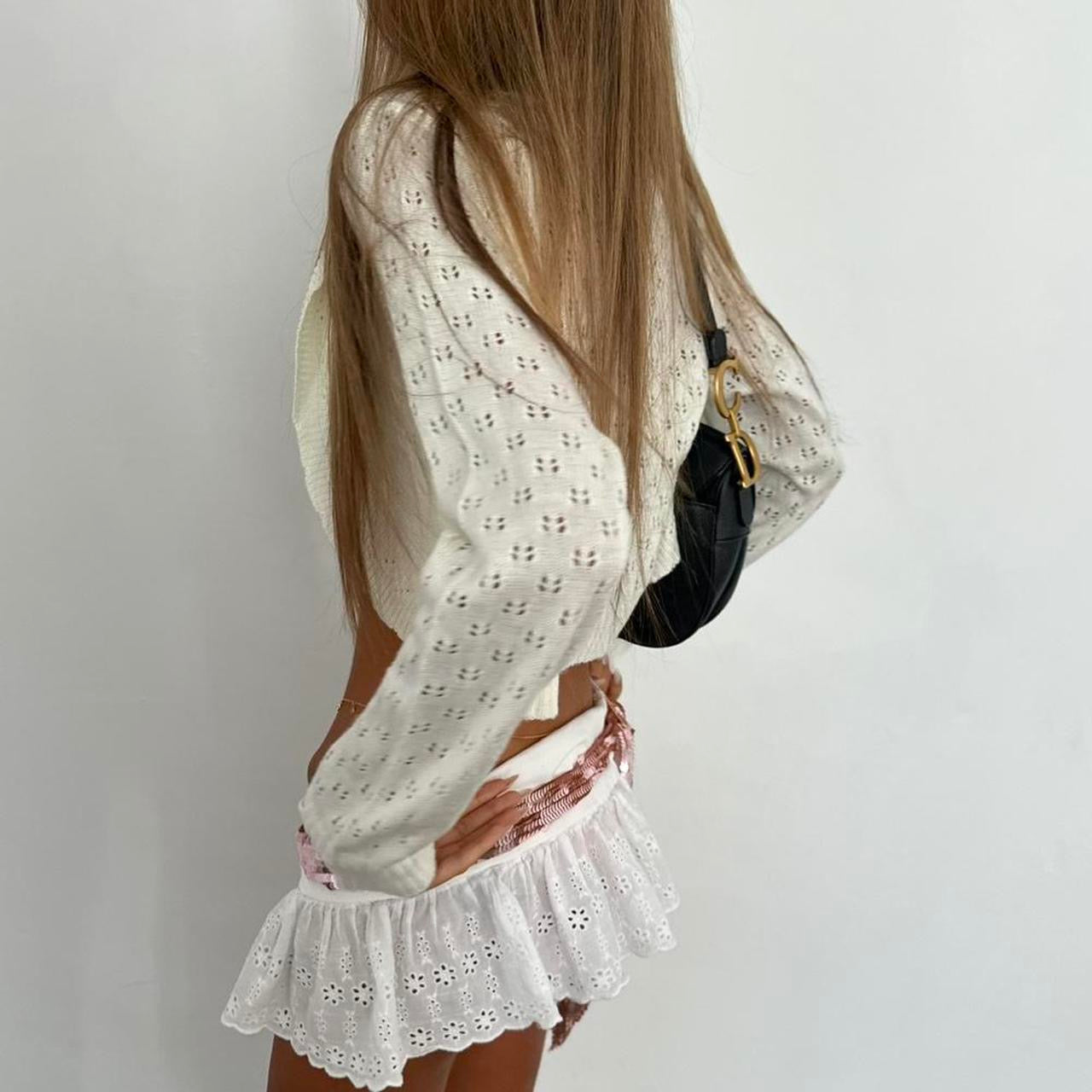 Vintage 00s soft long sleeve cardigan top