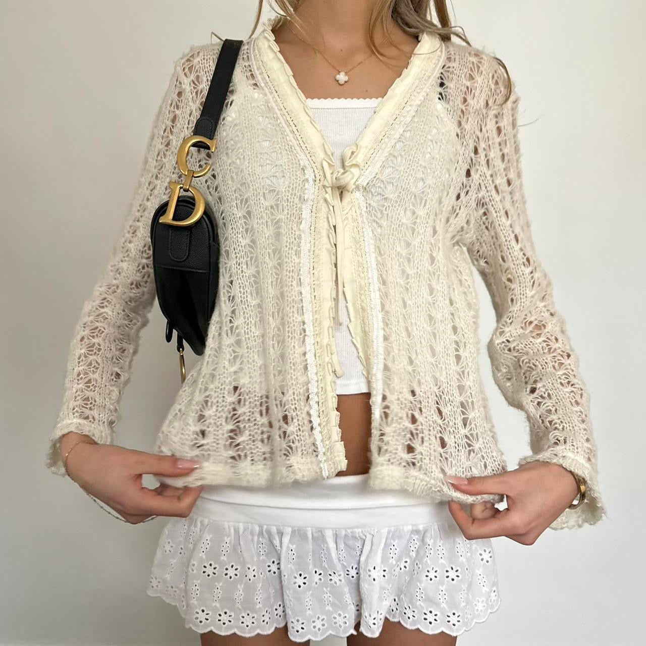 Vintage 90’s crochet cardigan