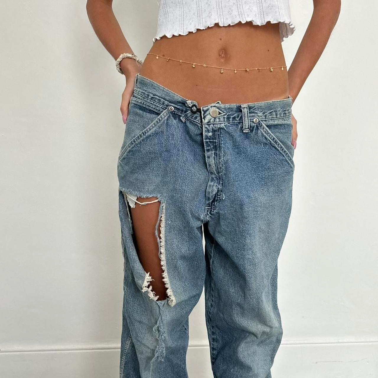 Vintage 90s blue wash jeans