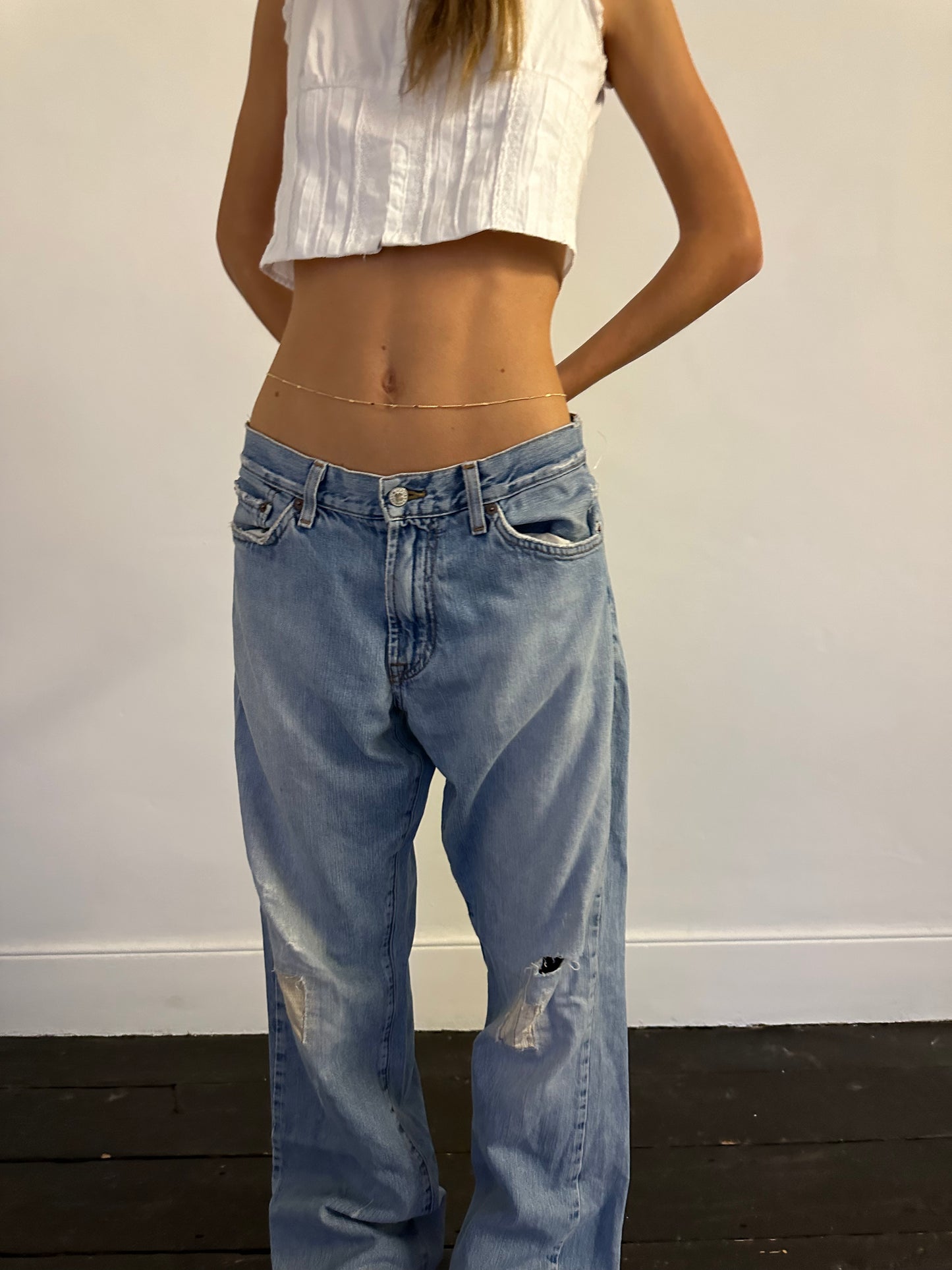 Vintage 90s blue wash jeans