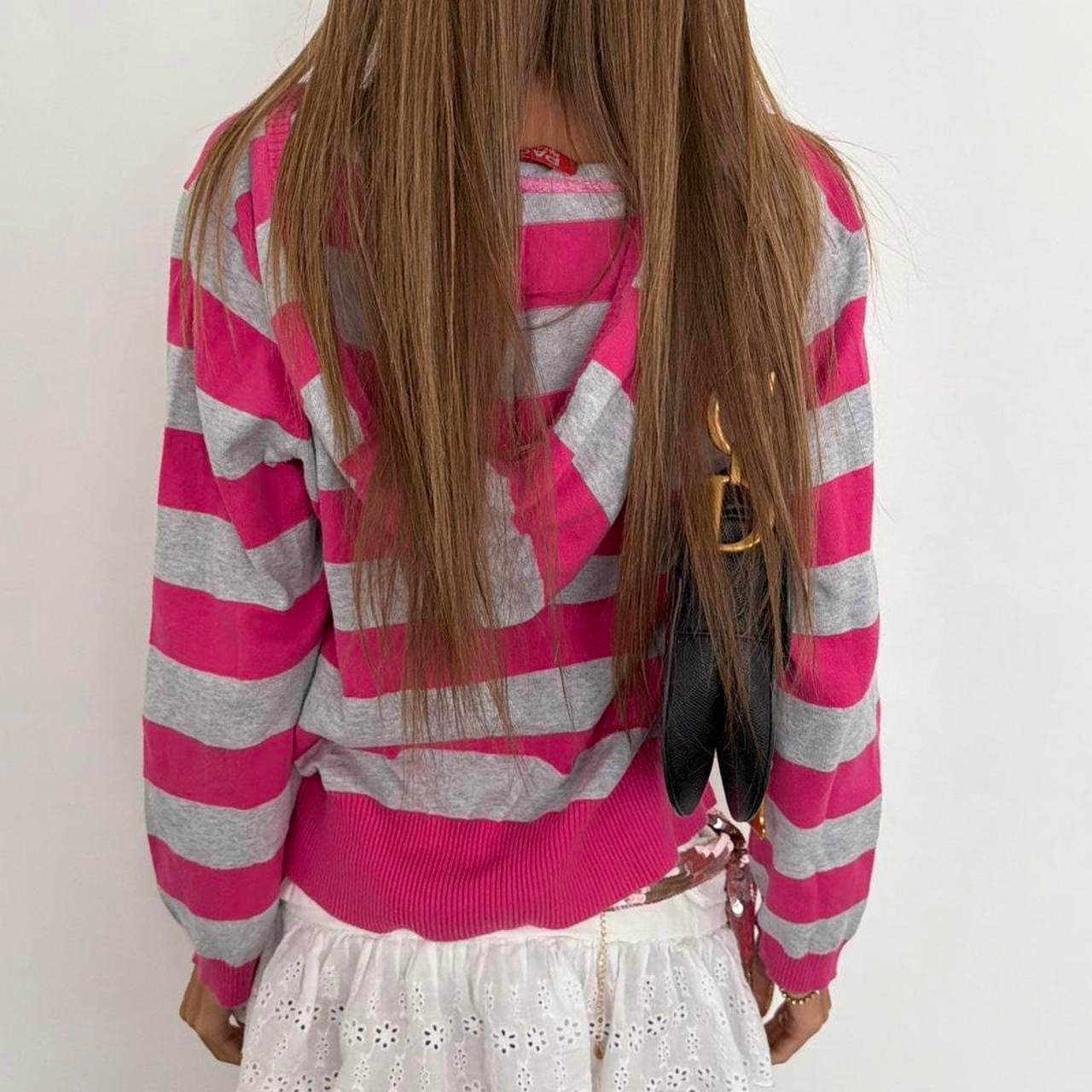 Vintage 2000’s striped hoodie