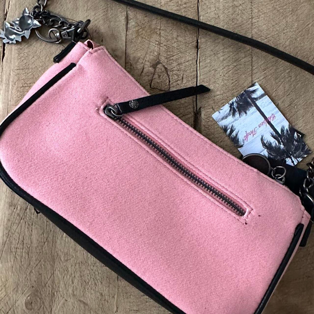 Vintage 2000s Ed Hardy pink bag