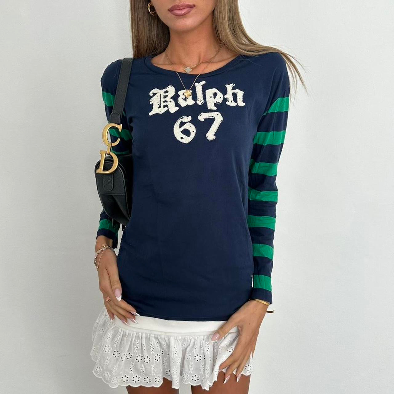 Vintage 00s Ralph Lauren long sleeve striped top