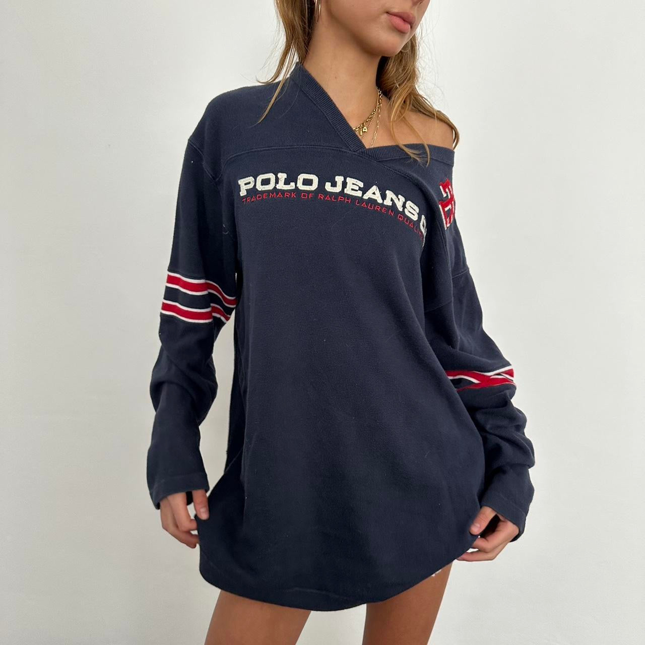 Vintage Ralph Lauren sporty oversized sweater top