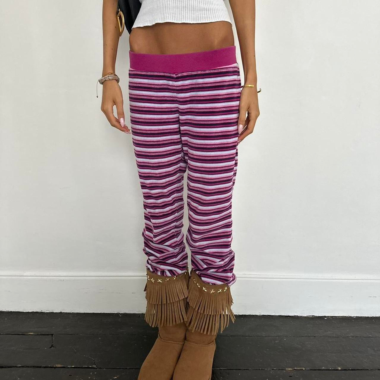 Vintage 2000’s pink striped pants
