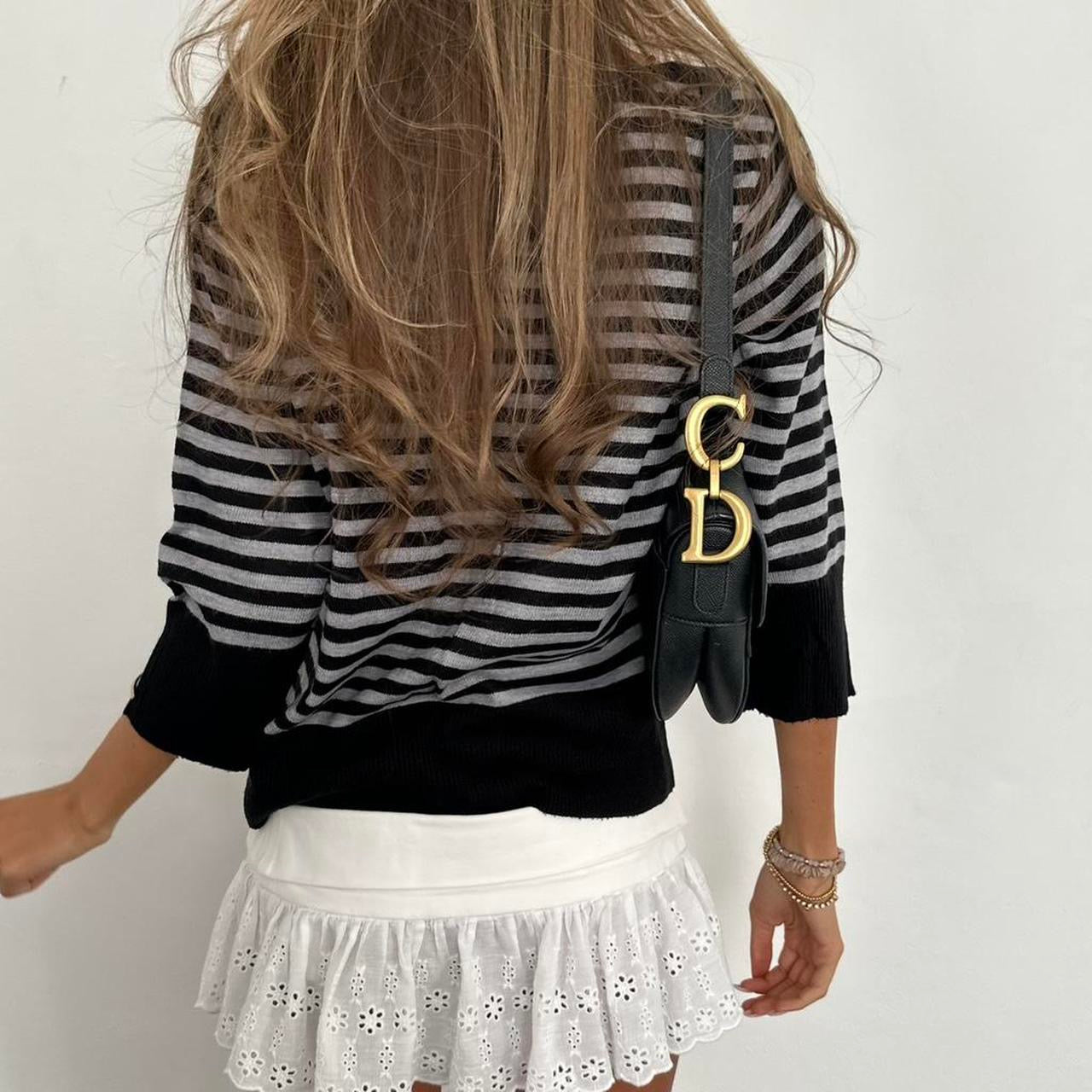 Vintage 2000’s striped cardigan top