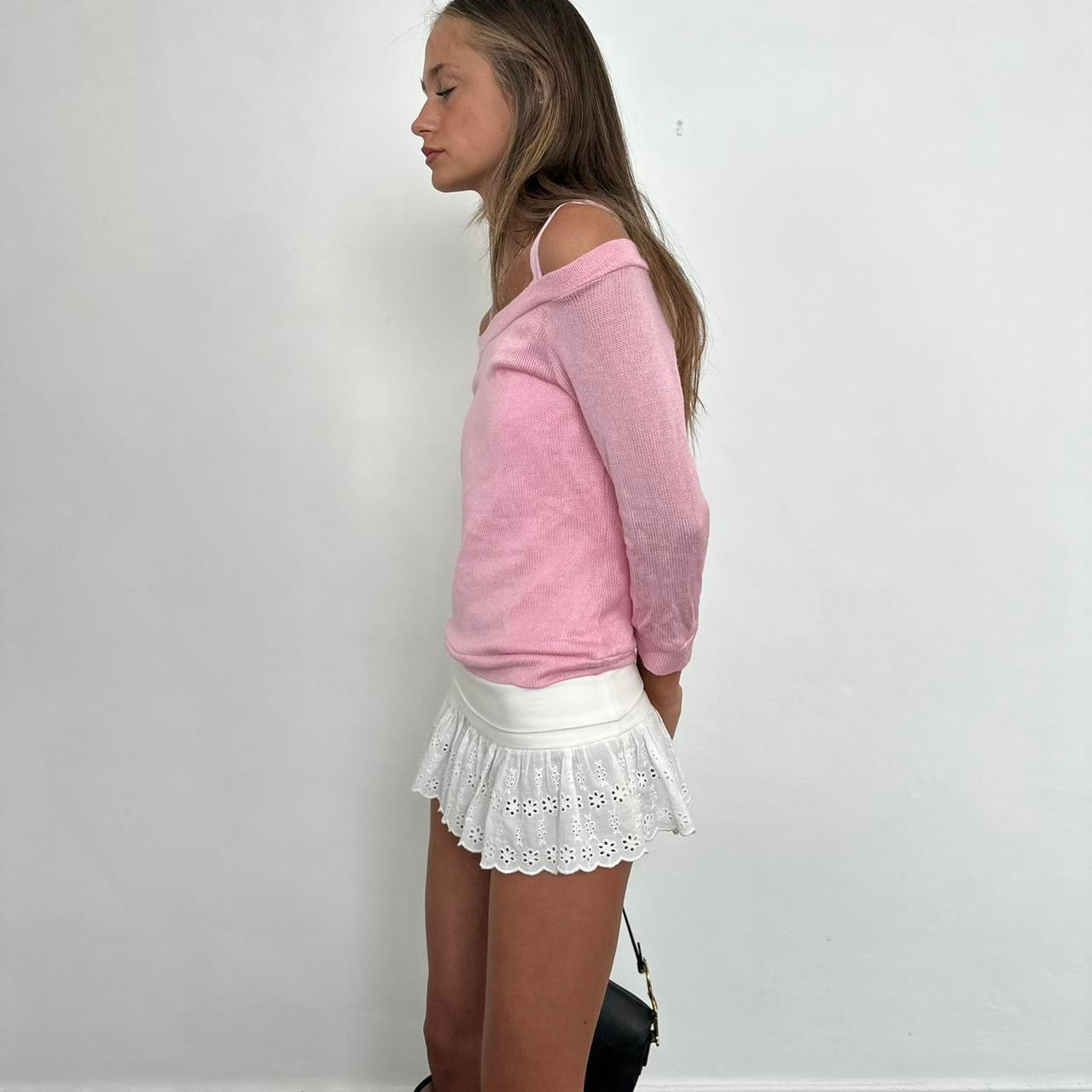 Vintage 90s pink long sleeve top