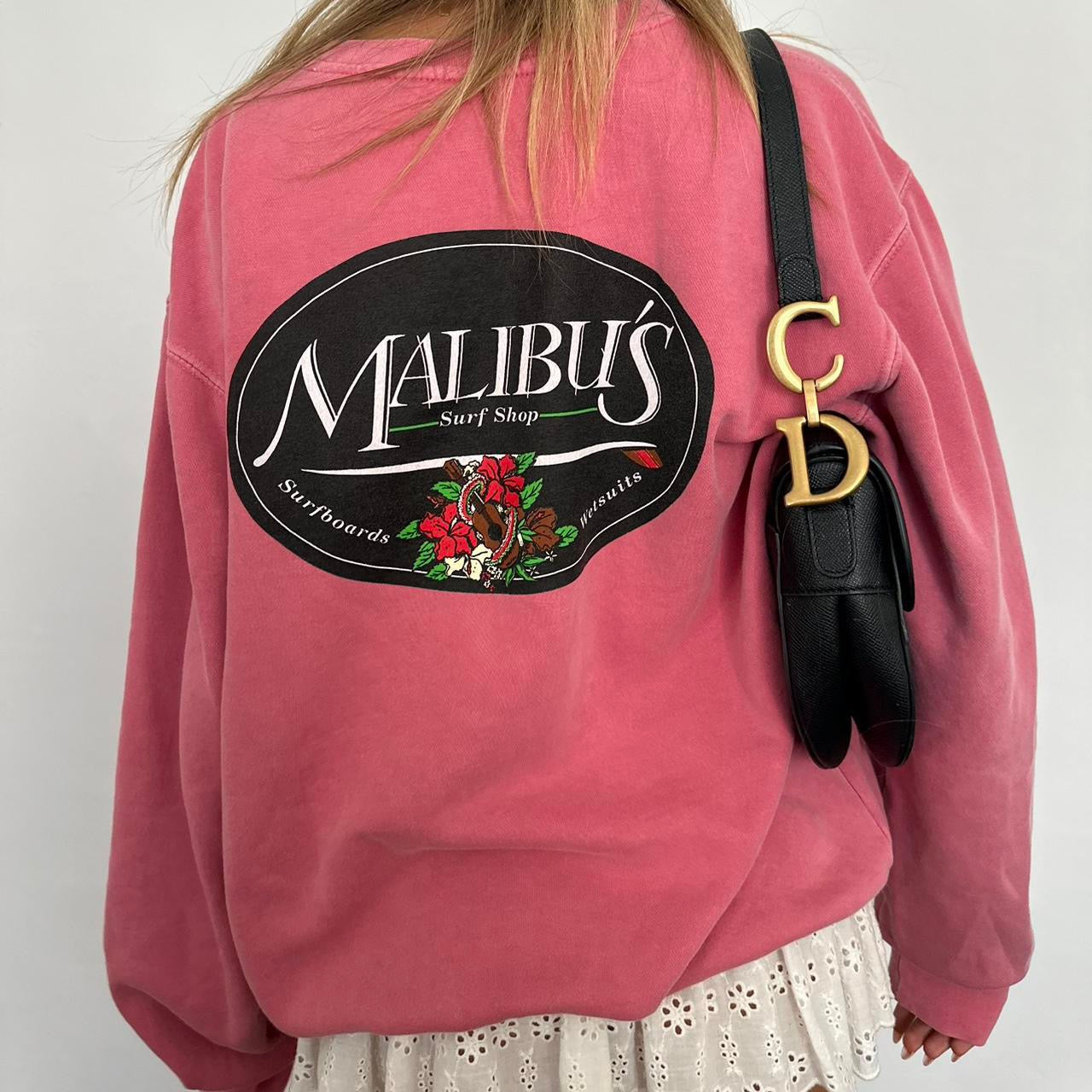 Vintage Malibu surf shop sweatshirt