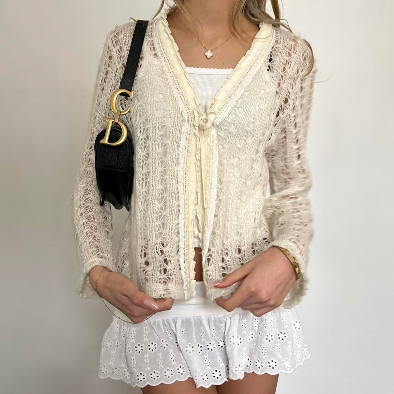 Vintage 90’s crochet cardigan