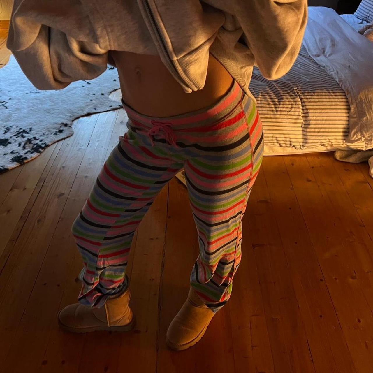 Vintage 2000’s Victoria’s Secret rare striped pants