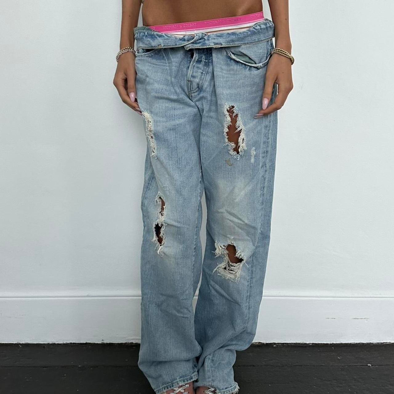 Vintage 2000’s Abercrombie and Fitch boyfriend jeans