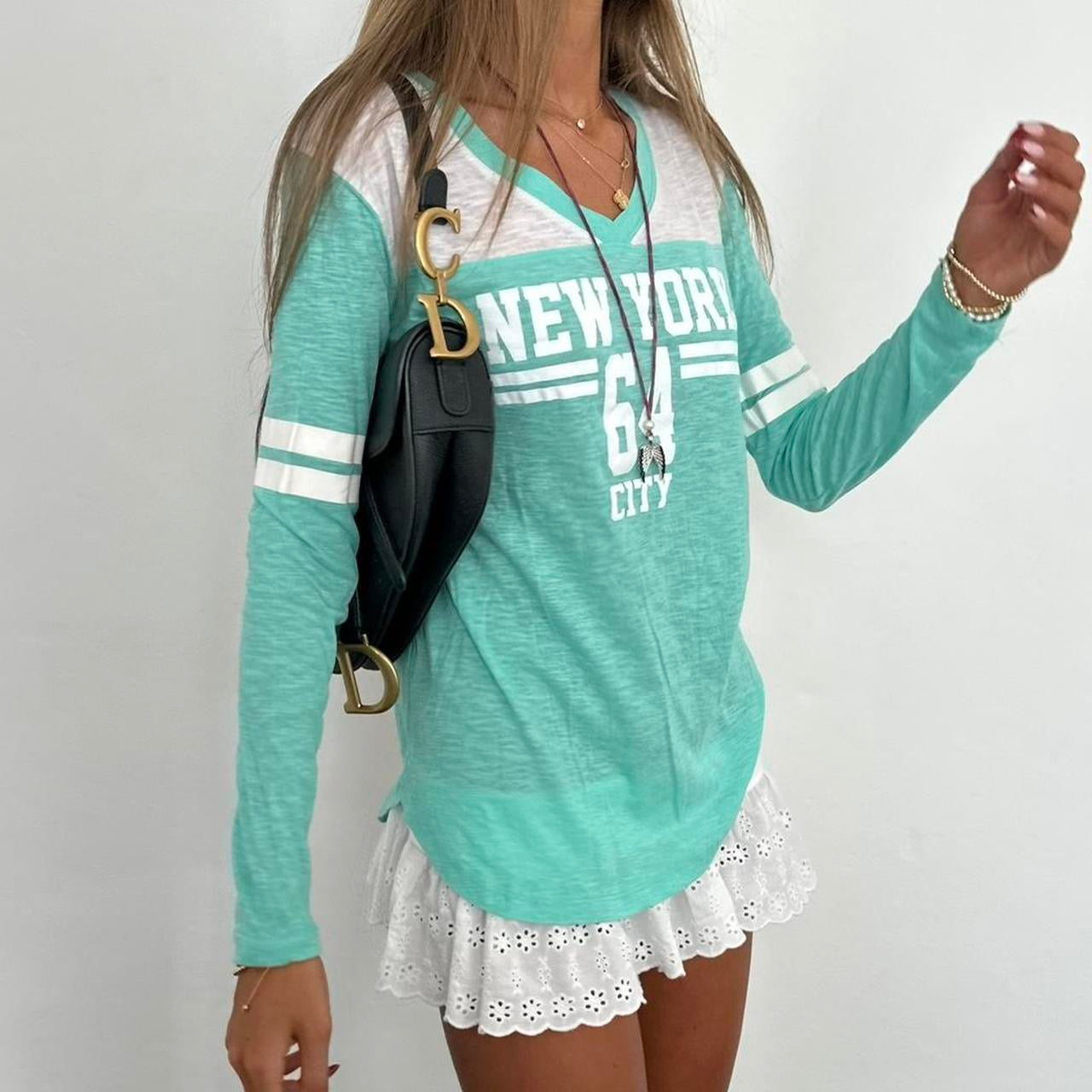 Vintage New York off shoulder top