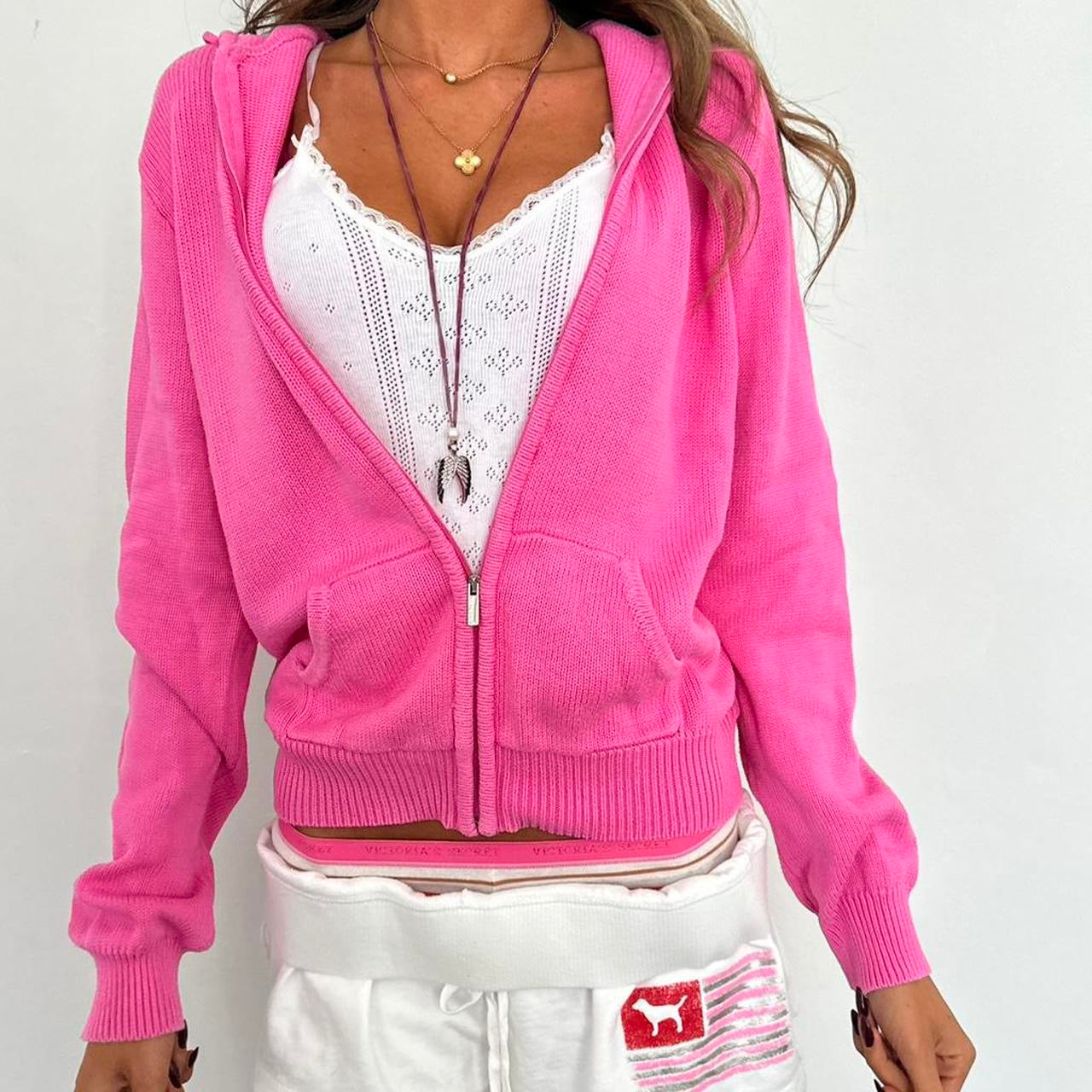 Vintage 2000’s Ralph Lauren pink hoodie