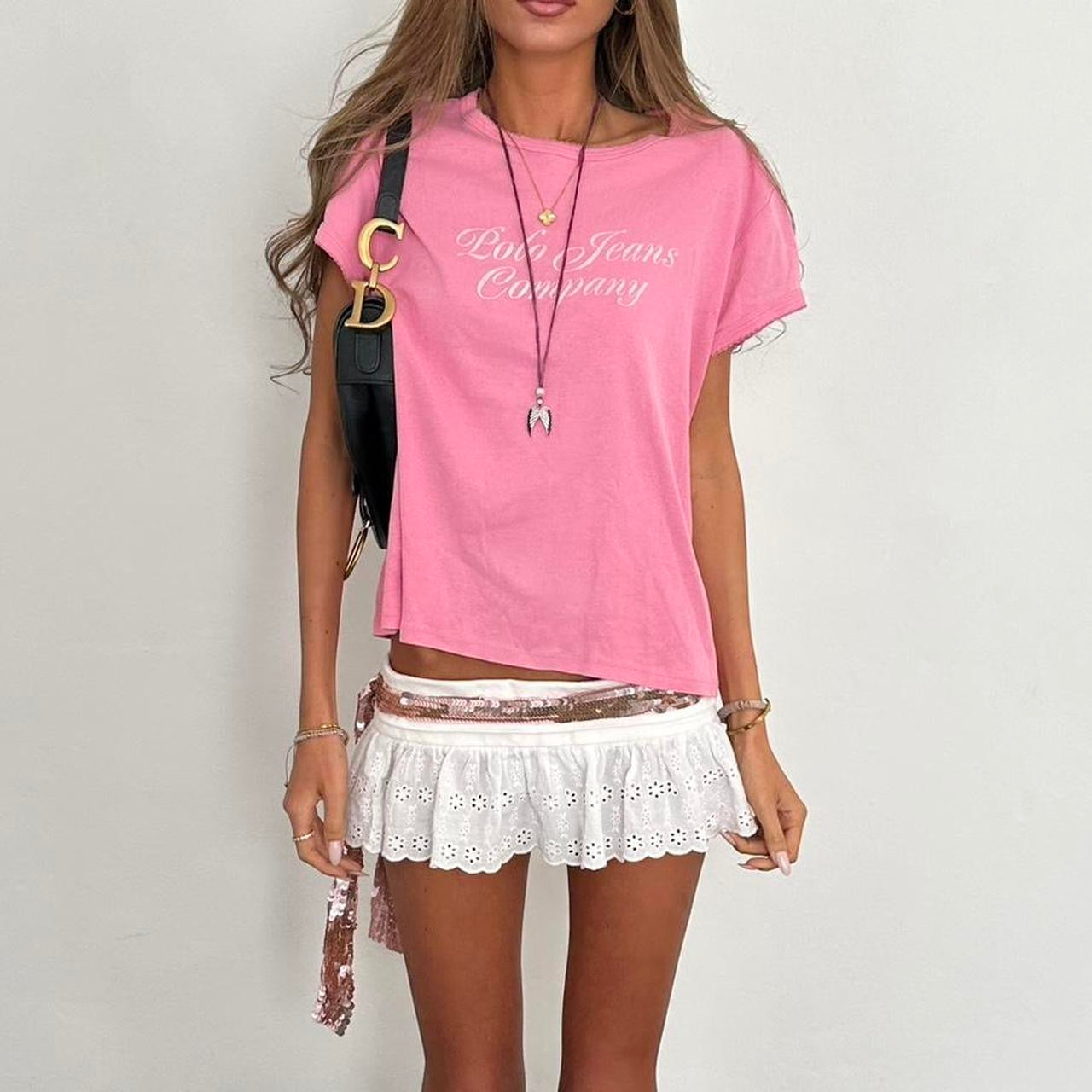 Vintage 00s Ralph Lauren pink tee