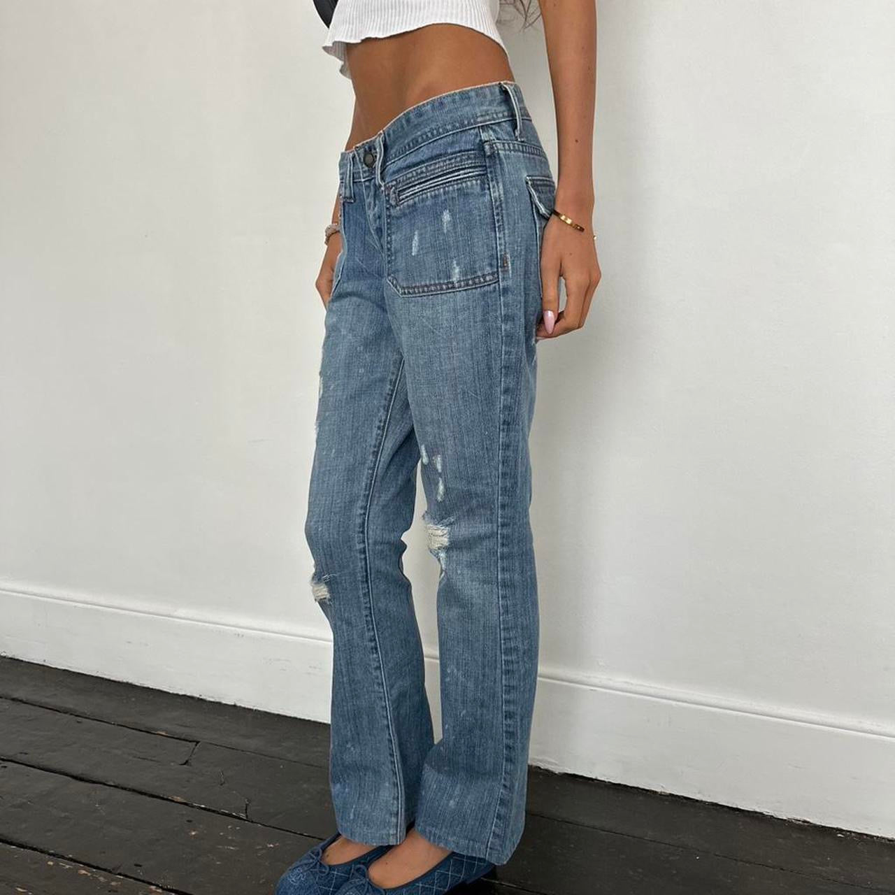 Vintage 2000’s Abercrombie and Fitch bootcut jeans