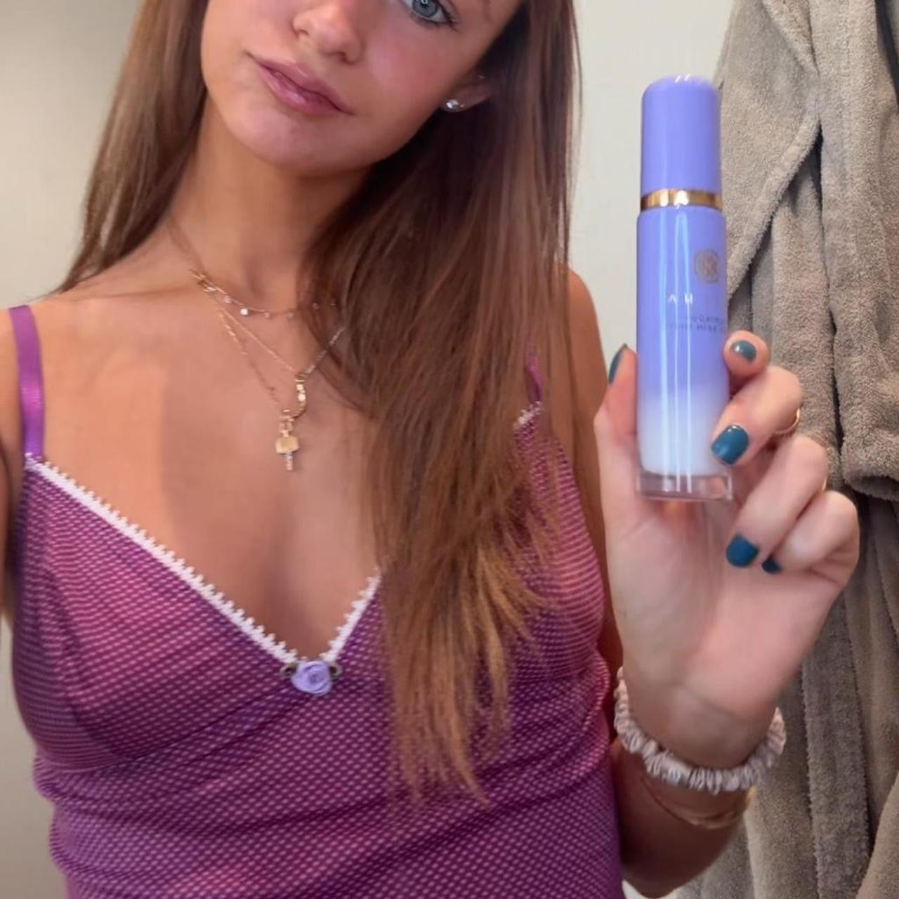 Vintage 2000’s purple polka dot cami top