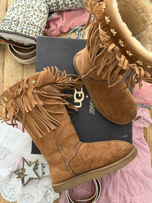 Vintage 2010 Jimmy Choo X Ugg boots