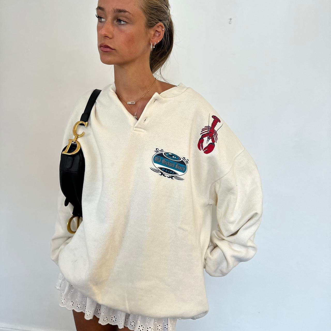 Vintage 90s lobster sweatshirt 🦞