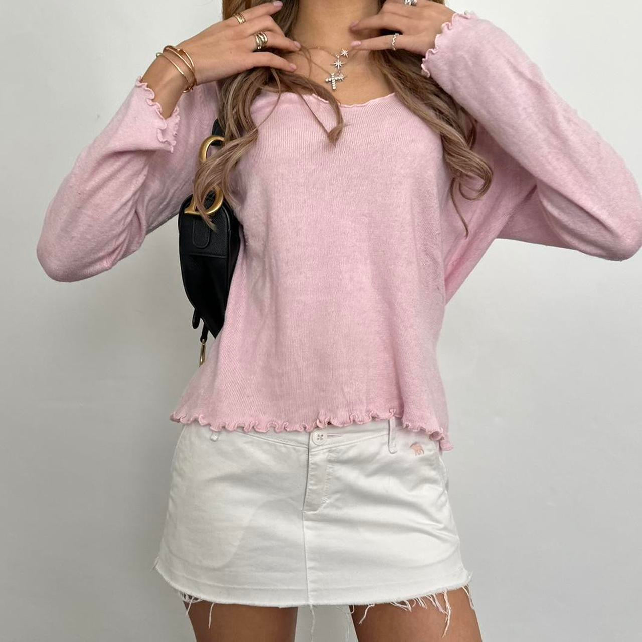 Vintage pink soft lightweight sweater