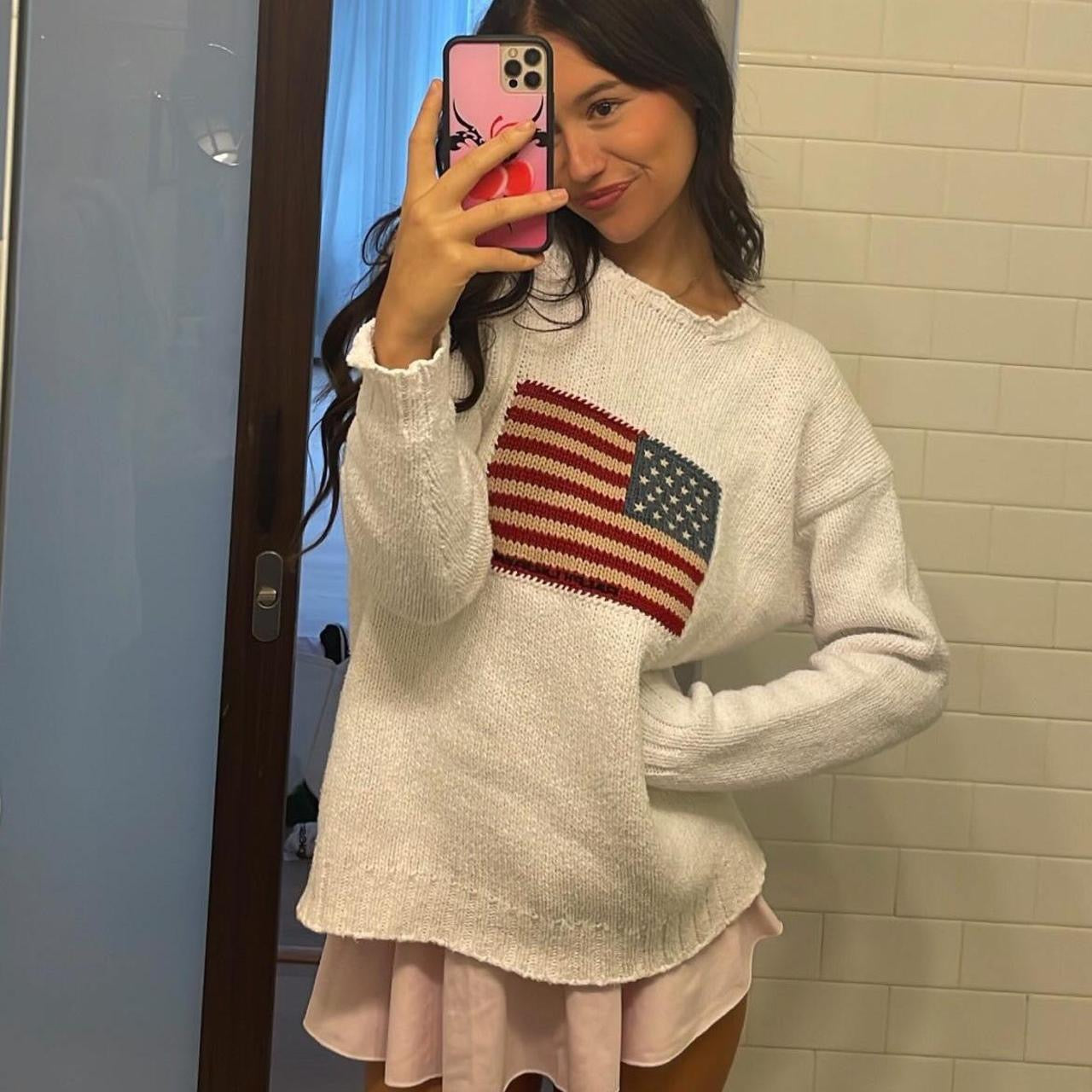 Vintage American flag Ralph Lauren jumper